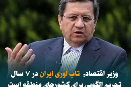 وزیر اقتصاد: تاب آوری ایران در ۷ سال تحریم الگوی قابل توجهی برای کشورهای منطقه است