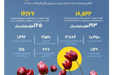 نگاهی به خدمات بانک صادرات ایران در سرزمین «گل‌های لاله‌»