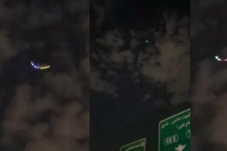 نورهای مرموز در آسمان تهران در شب ۲۹ شهریور ؛ UFO یا پهپاد؟ تصاویر را ببینید